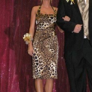 Cache - Leopard, Cocktail dress - Size 2